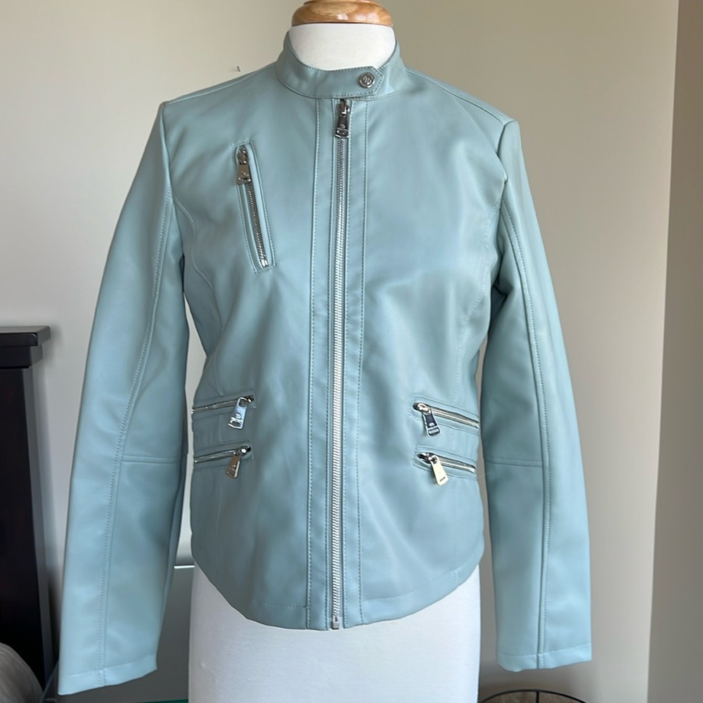 FAUX LEATHER JACKET